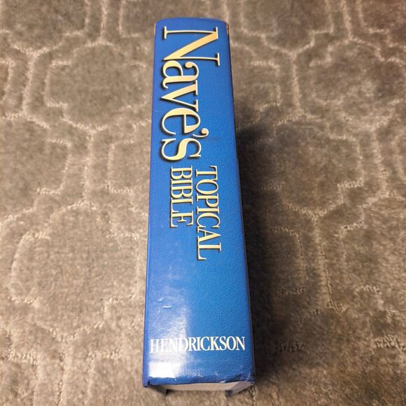 Nave's Topical Bible by Orville J Nave 2002 Hardcover Abridged edition spiritual - Picture 2 of 7